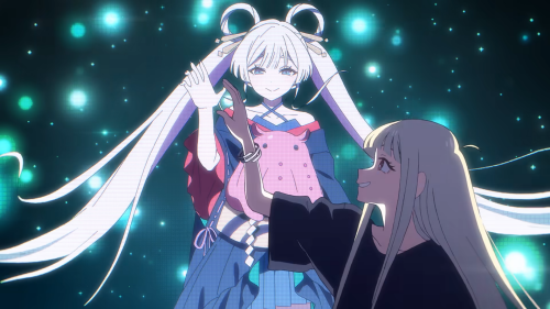 Youtube ray 超かぐや姫！Versionからの引用
スクリーン内のヤチヨとハイタッチするかぐや