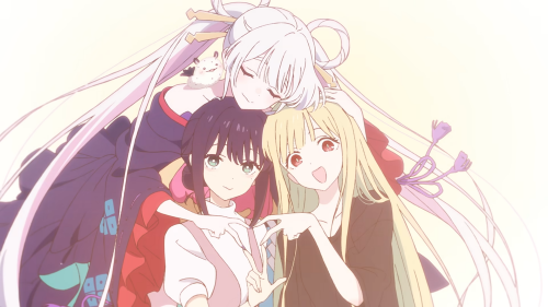 Youtube 『ray 超かぐや姫！Version』からの引用
ヤチヨ・彩葉・かぐやの記念写真